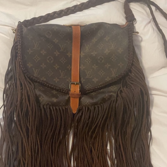 vintage boho Handbags - Vintage boho large satchel double sided Louis Vuitton bag